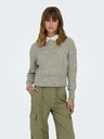 ONLY Hellbrauner Damenpullover ONLY Agnes