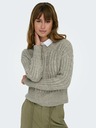 ONLY Hellbrauner Damenpullover ONLY Agnes