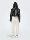 ONLY Schwarze Damen Lederjacke ONLY Simone