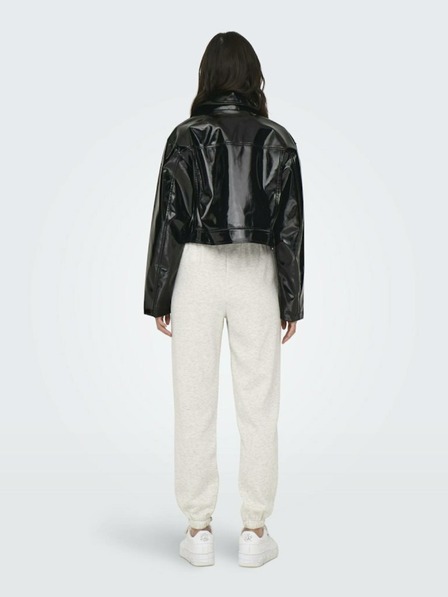 ONLY Schwarze Damen Lederjacke ONLY Simone