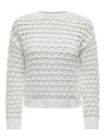 ONLY Weißer Damenpullover ONLY Linda