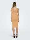 ONLY Orangefarbenes Damen Ärmelkleid ONLY Lina