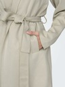 ONLY Cremefarbener Damen-Wildledermantel ONLY Joline