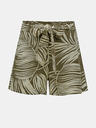 ONLY Khaki gemusterte Shorts ONLY Rora