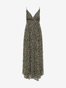 ONLY Braunes gemustertes Damen-Maxikleid ONLY Eliza