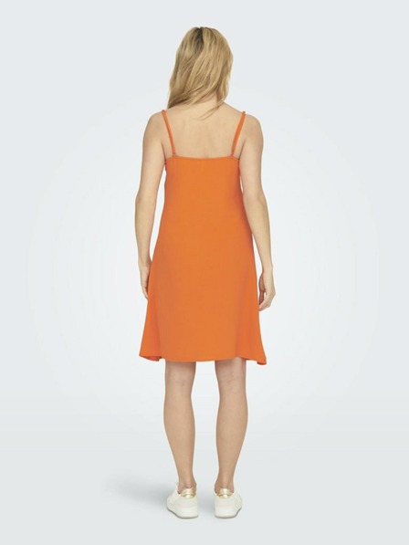 ONLY Orangefarbenes Damen ONLY Mette Kleid