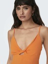 ONLY Orangefarbenes Damen ONLY Mette Kleid