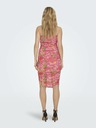 ONLY Dunkelrosa Damen Blumen Bodycon Midikleid ONLY Paris