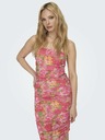 ONLY Dunkelrosa Damen Blumen Bodycon Midikleid ONLY Paris