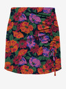 ONLY Schwarzer und roter Damen-Minirock mit Blumenmuster ONLY Nova