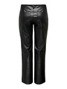 ONLY Schwarze Kunstlederhose für Damen ONLY Penna