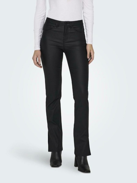 ONLY Schwarze Kunstlederhose für Frauen ONLY Fern