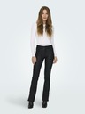 ONLY Schwarze Kunstlederhose für Frauen ONLY Fern