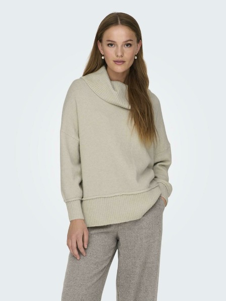 ONLY Beige Damen Pullover in Übergröße ONLY Hazel