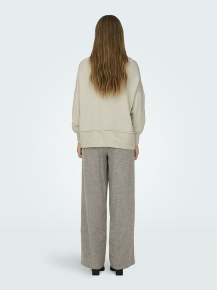 ONLY Beige Damen Pullover in Übergröße ONLY Hazel