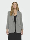 ONLY Hellgraue gestreifte Damenjacke ONLY Brie
