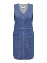 ONLY Blaues Damenkleid aus Jeansstoff ONLY Beya