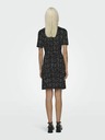 ONLY Schwarzes gepunktetes Damenkleid ONLY Verona