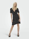 ONLY Schwarzes gepunktetes Damenkleid ONLY Verona