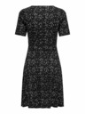 ONLY Schwarzes gepunktetes Damenkleid ONLY Verona