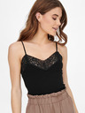 ONLY Schwarzes Damen-Spitzen-Top ONLY Tilde