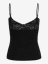 ONLY Schwarzes Damen-Spitzen-Top ONLY Tilde