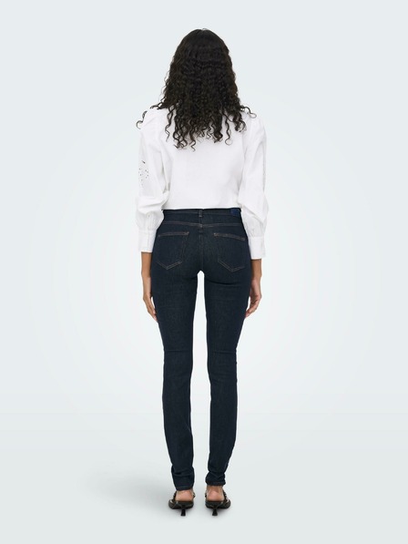 ONLY Dunkelblaue Skinny-Fit-Jeans ONLY Blush