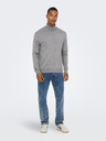 ONLY & SONS Grauer Herren ONLY & SONS Wyler Rollkragenpullover aus Denim