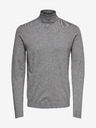 ONLY & SONS Grauer Herren ONLY & SONS Wyler Rollkragenpullover aus Denim