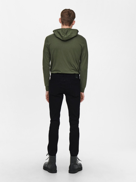 ONLY & SONS Schwarze Slim-Fit-Jeans ONLY & SONS Loom