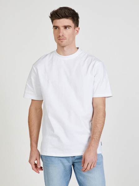 ONLY & SONS Weißes Basic-T-Shirt ONLY & SONS Fred