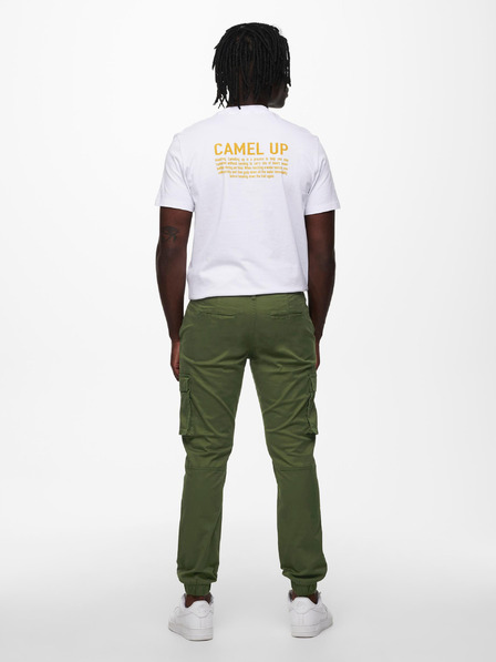 ONLY & SONS Grüne Herren ONLY & SONS Cam Pants mit Taschen