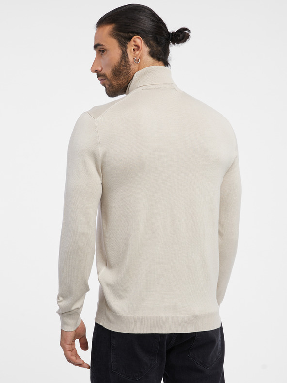 ONLY & SONS Beige Herren-Rollkragenpullover ONLY & SONS Wyler