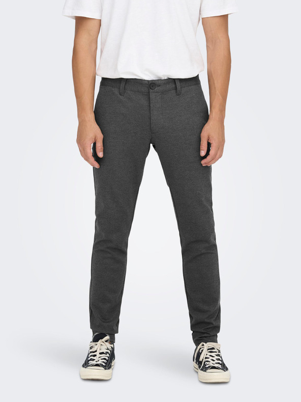 ONLY & SONS Dunkelgraue Herren Chino-Hose ONLY & SONS Mark