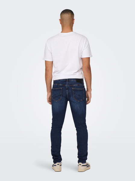 ONLY & SONS Dunkelblaue Herrenjeans mit schmaler Passform ONLY & SONS Loom