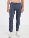 ONLY & SONS Dunkelblaue ONLY & SONS Mark Chino-Hose für Herren, kariert