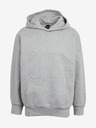 ONLY & SONS Hellgrauer Herren-Kapuzenpullover ONLY & SONS Dan, gestromt