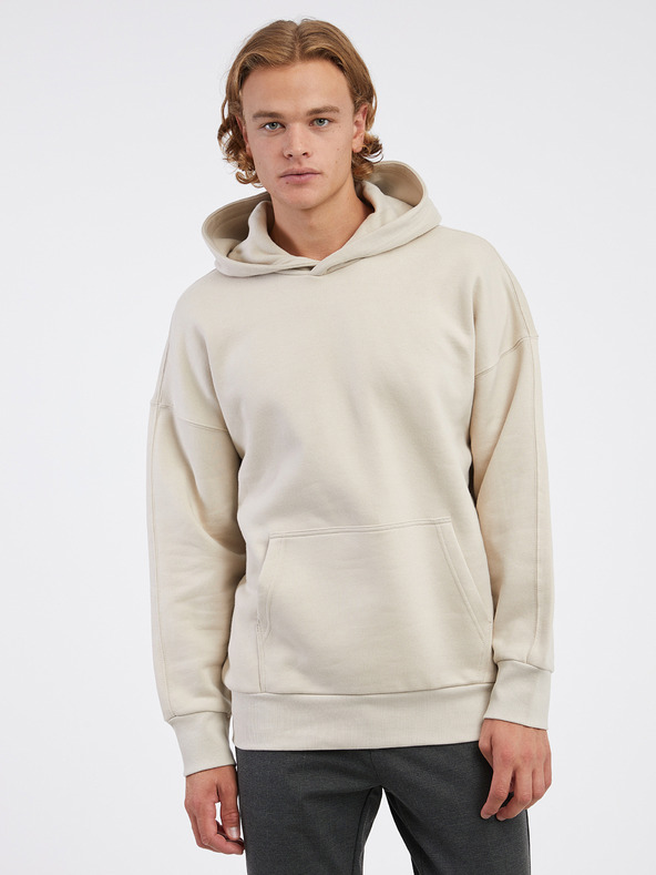 ONLY & SONS Beige Herren-Kapuzenpulli Basic ONLY & SONS Dan