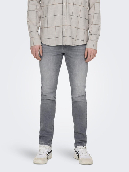 ONLY & SONS Graue Herrenjeans mit schmaler Passform ONLY & SONS Loom