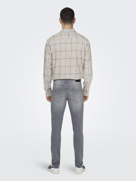 ONLY & SONS Graue Herrenjeans mit schmaler Passform ONLY & SONS Loom