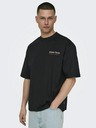 ONLY & SONS Schwarzes Herren ONLY & SONS Art-T-Shirt