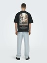 ONLY & SONS Schwarzes Herren ONLY & SONS Art-T-Shirt