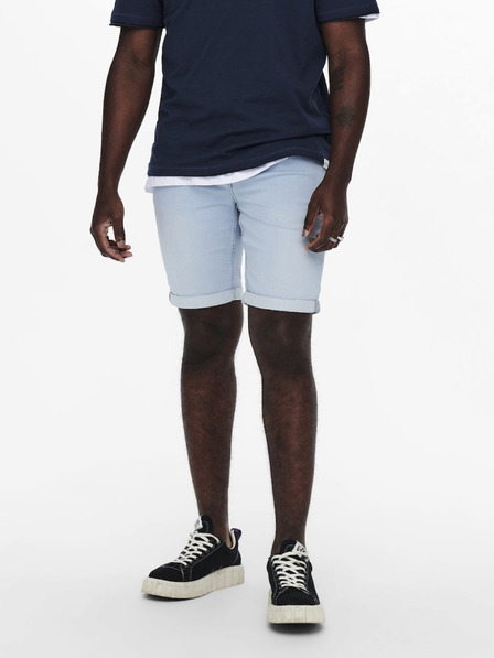ONLY & SONS Hellblaue Denim-Shorts für Herren ONLY & SONS Ply