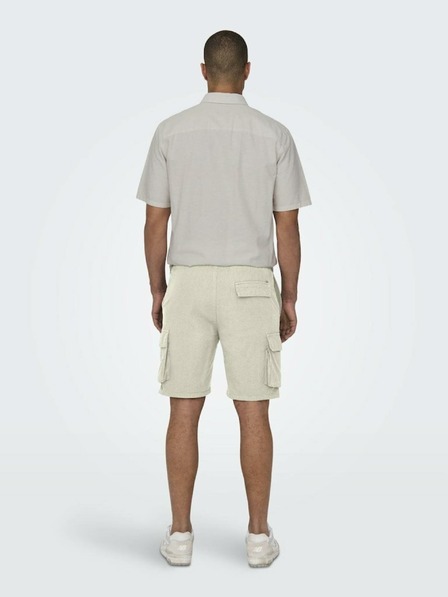 ONLY & SONS Beigefarbene Herren-Leinenhose ONLY & SONS Sinus
