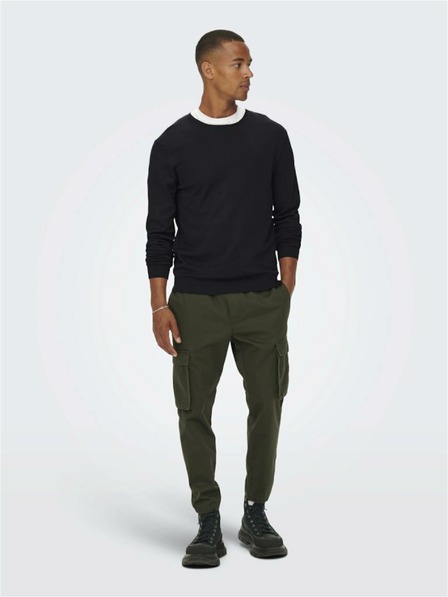 ONLY & SONS Schwarzer Herrenpullover ONLY & SONS