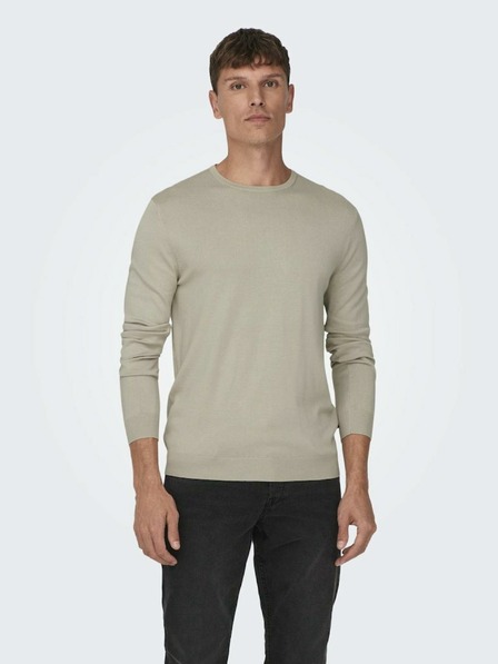 ONLY & SONS Beige Herren ONLY & SONS Wyler Life Pullover