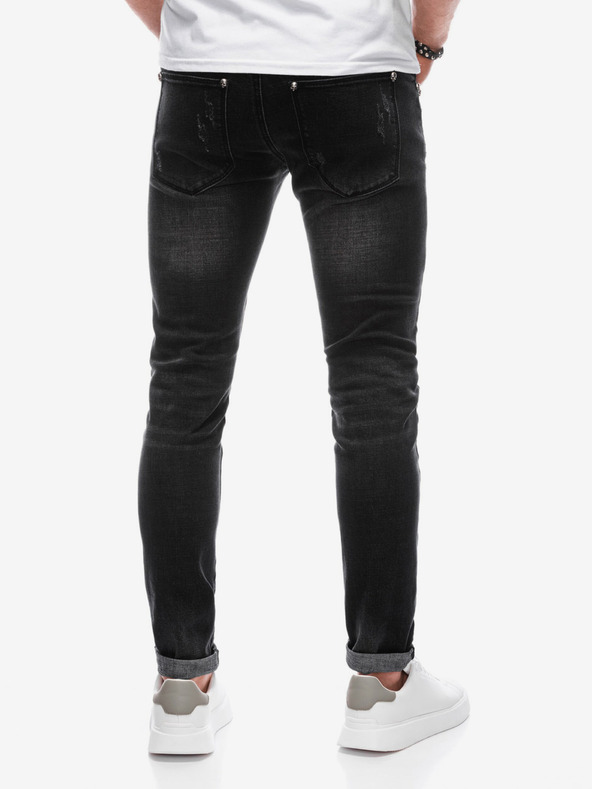 Edoti Herren Denim-Hose 1304P - schwarz