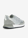 Geox Silberne Geox Doralea Damen Turnschuhe