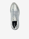Geox Silberne Geox Doralea Damen Turnschuhe