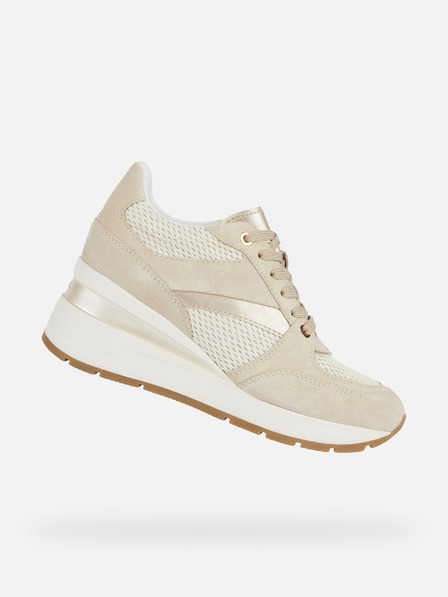 Geox Beige Damen-Sneaker Geox Zosma